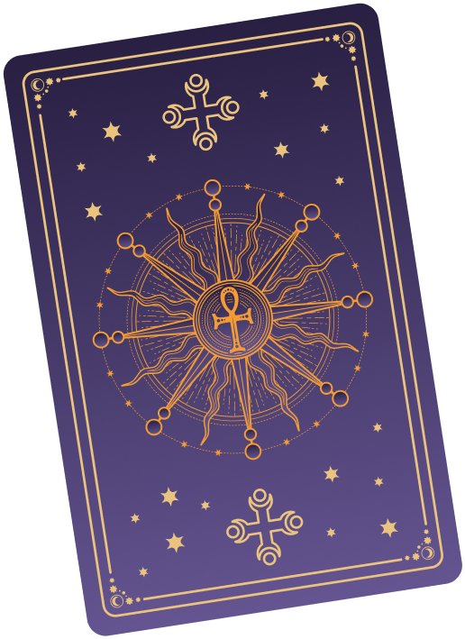Tarot Card 6 - Mystical tarot card for spiritual guidance and future insights